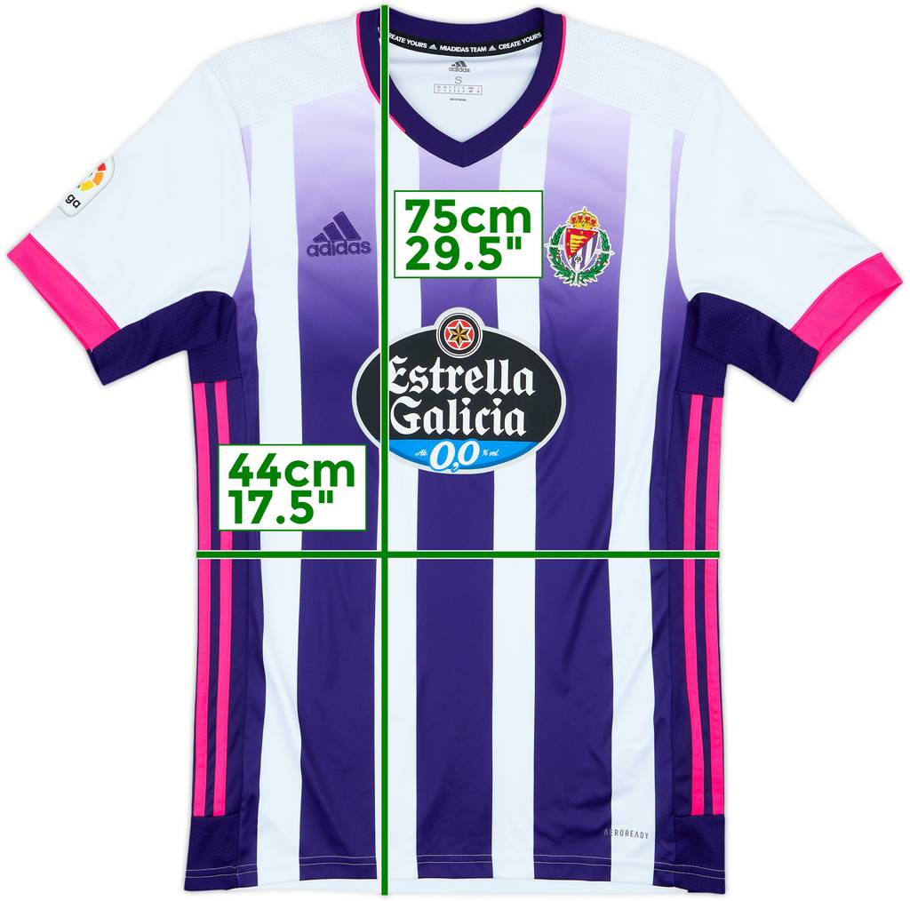 2020-21 Real Valladolid Home Shirt - 7/10 - (S)