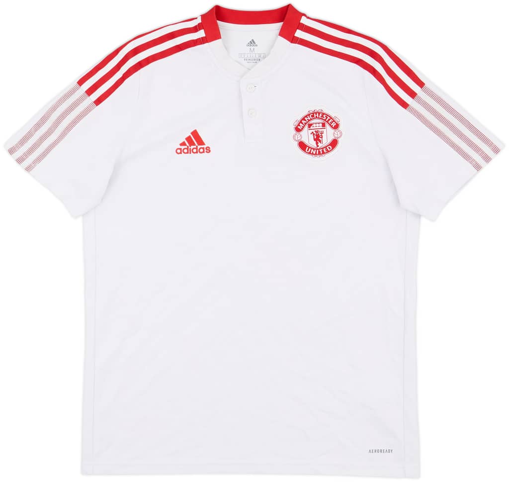 2021-22 Manchester United adidas Polo Shirt - 7/10 - (M)