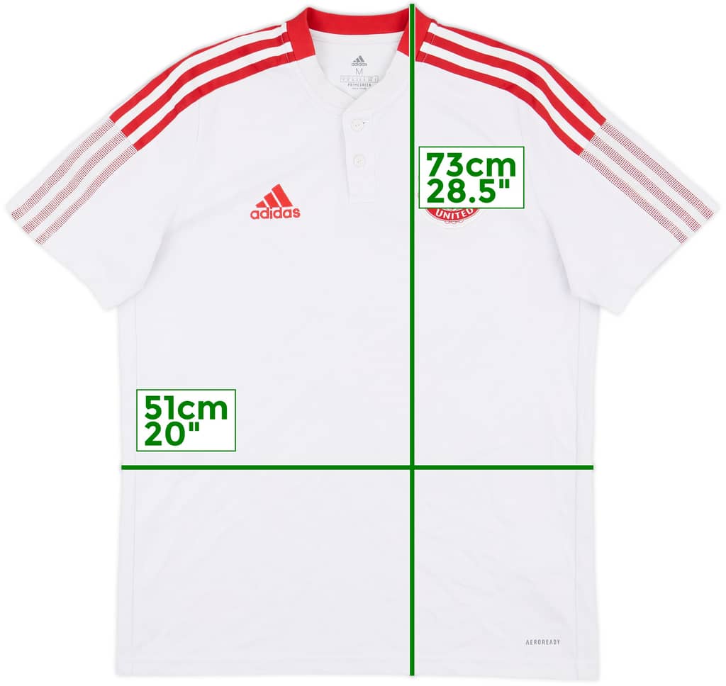 2021-22 Manchester United adidas Polo Shirt - 7/10 - (M)