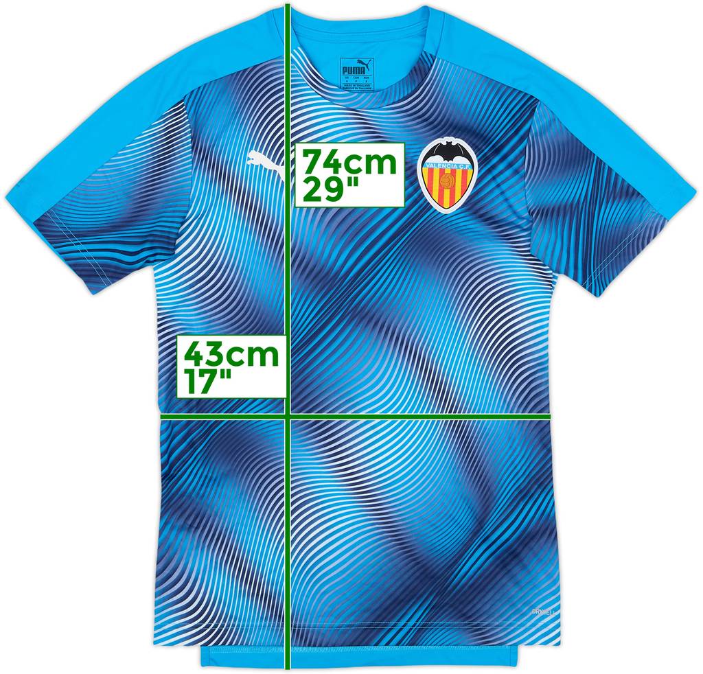 2019-20 Valencia Puma Training Shirt - 8/10 - (S)