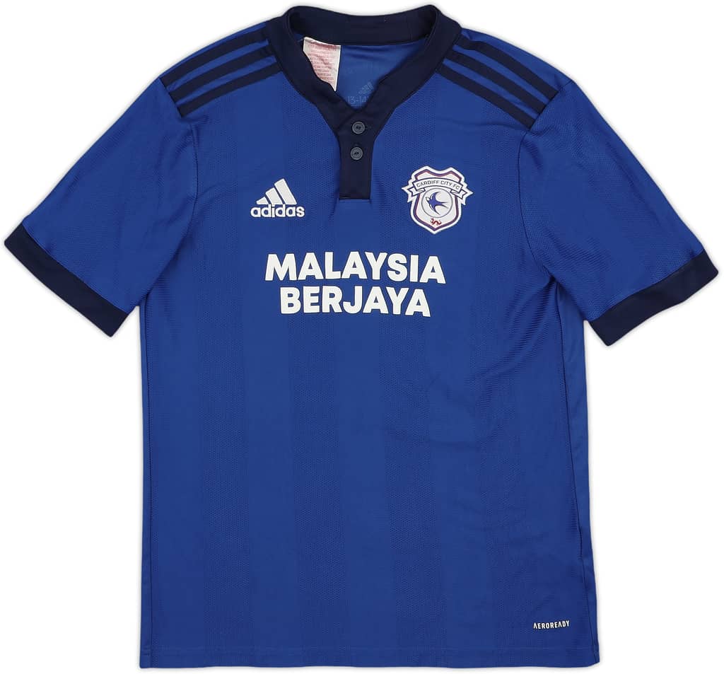 2021-22 Cardiff Home Shirt - 8/10 - (L.Boys)