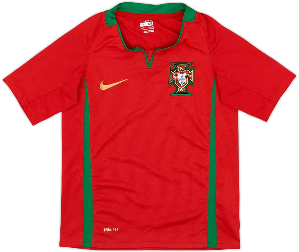 2008-10 Portugal Home Shirt - 9/10 - (6-8 Years)