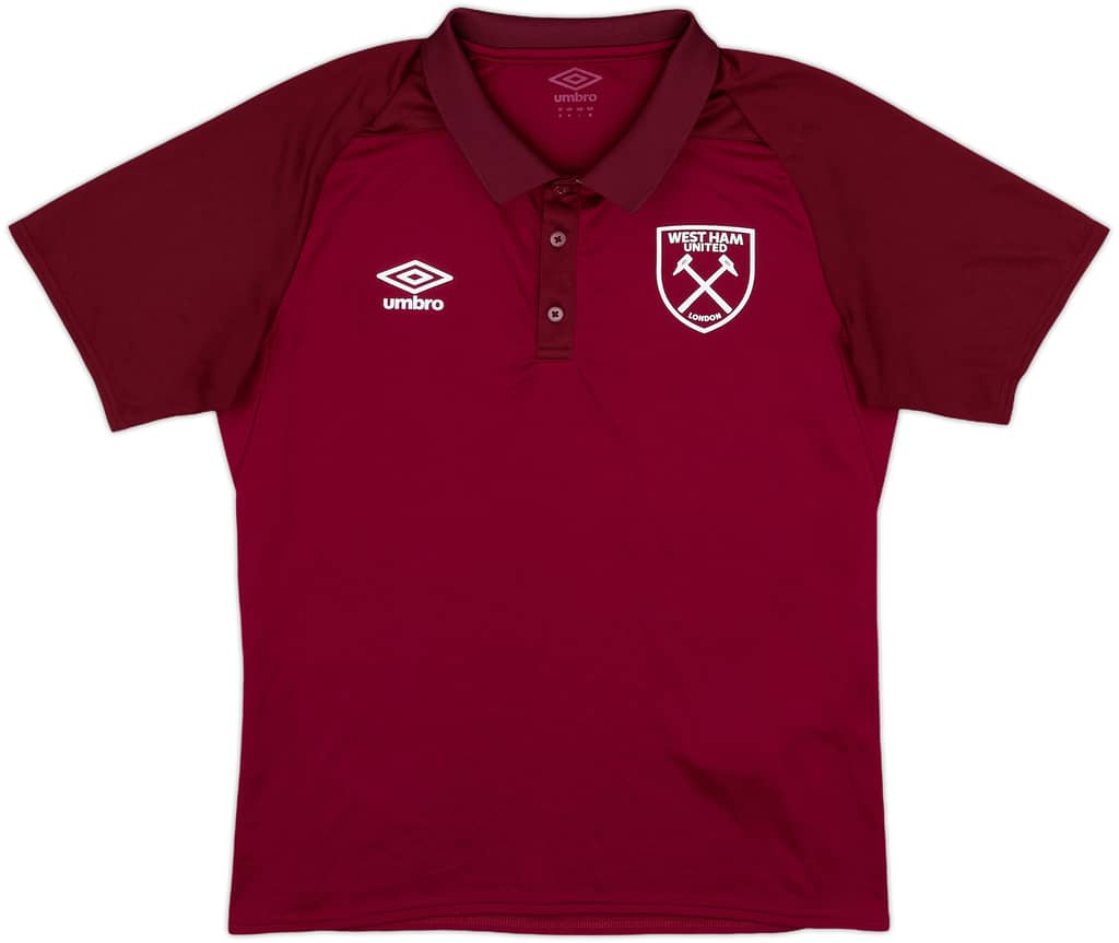 2017-18 West Ham Umbro Polo Shirt - 10/10 - (M)