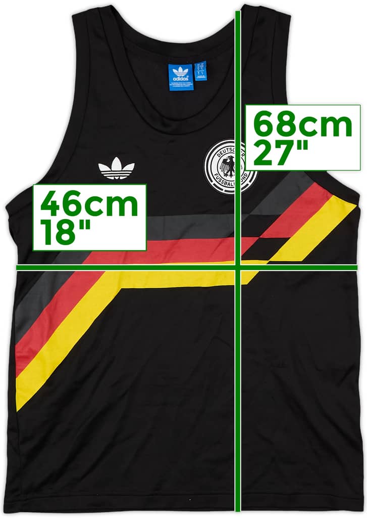 2016-17 Germany adidas '88' Retro Training Vest - 7/10 - (S)