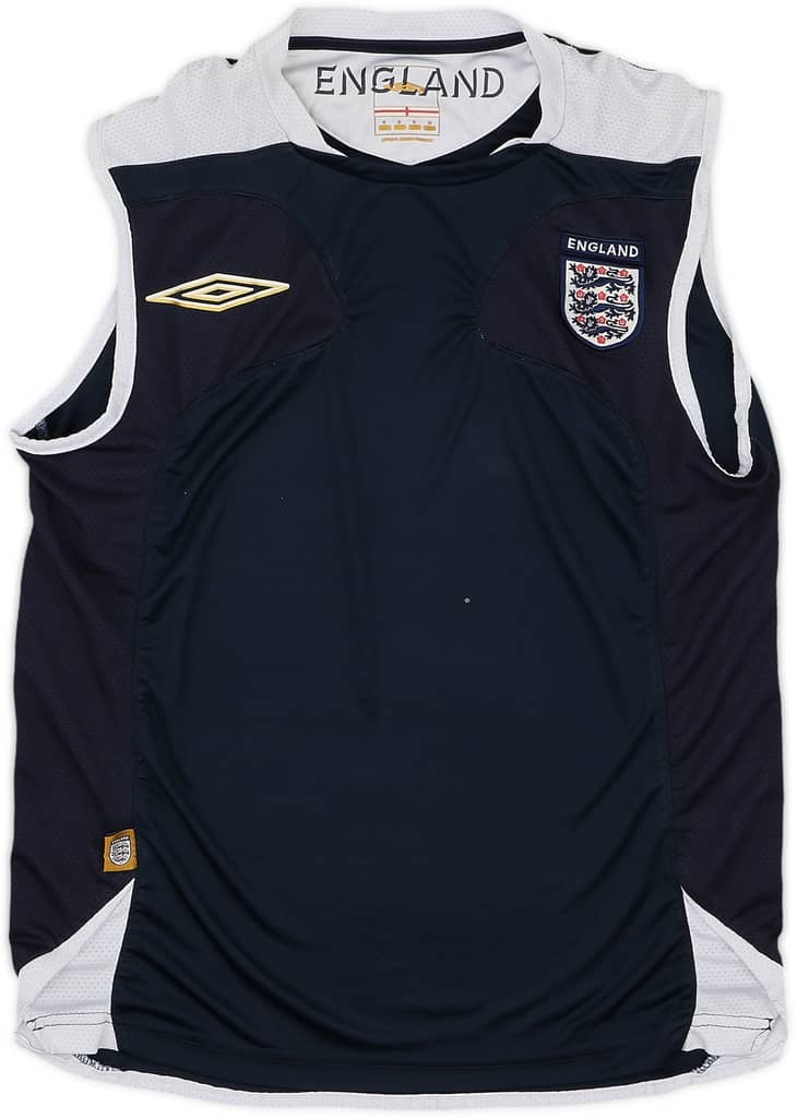2006-07 England Umbro Training Vest - 7/10 - (S)