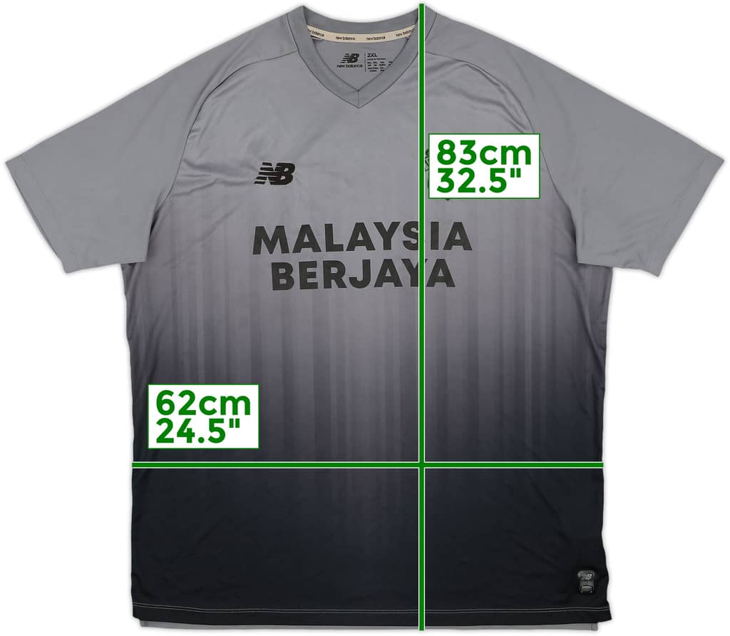 2022-23 Cardiff City Away Shirt - 8/10 - (XXL)