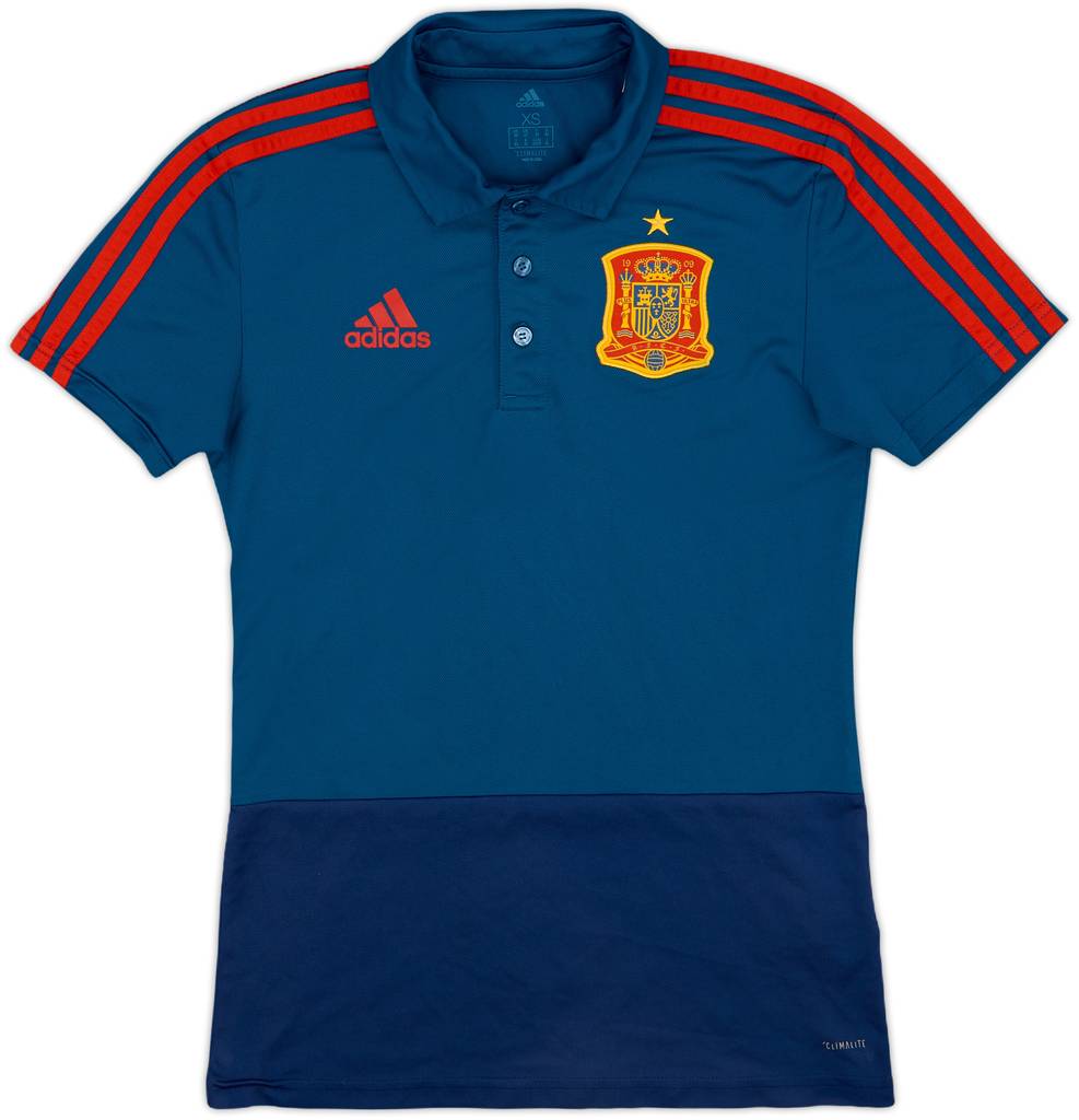 2017-18 Spain adidas Polo Shirt - 9/10 - (Women's XS)