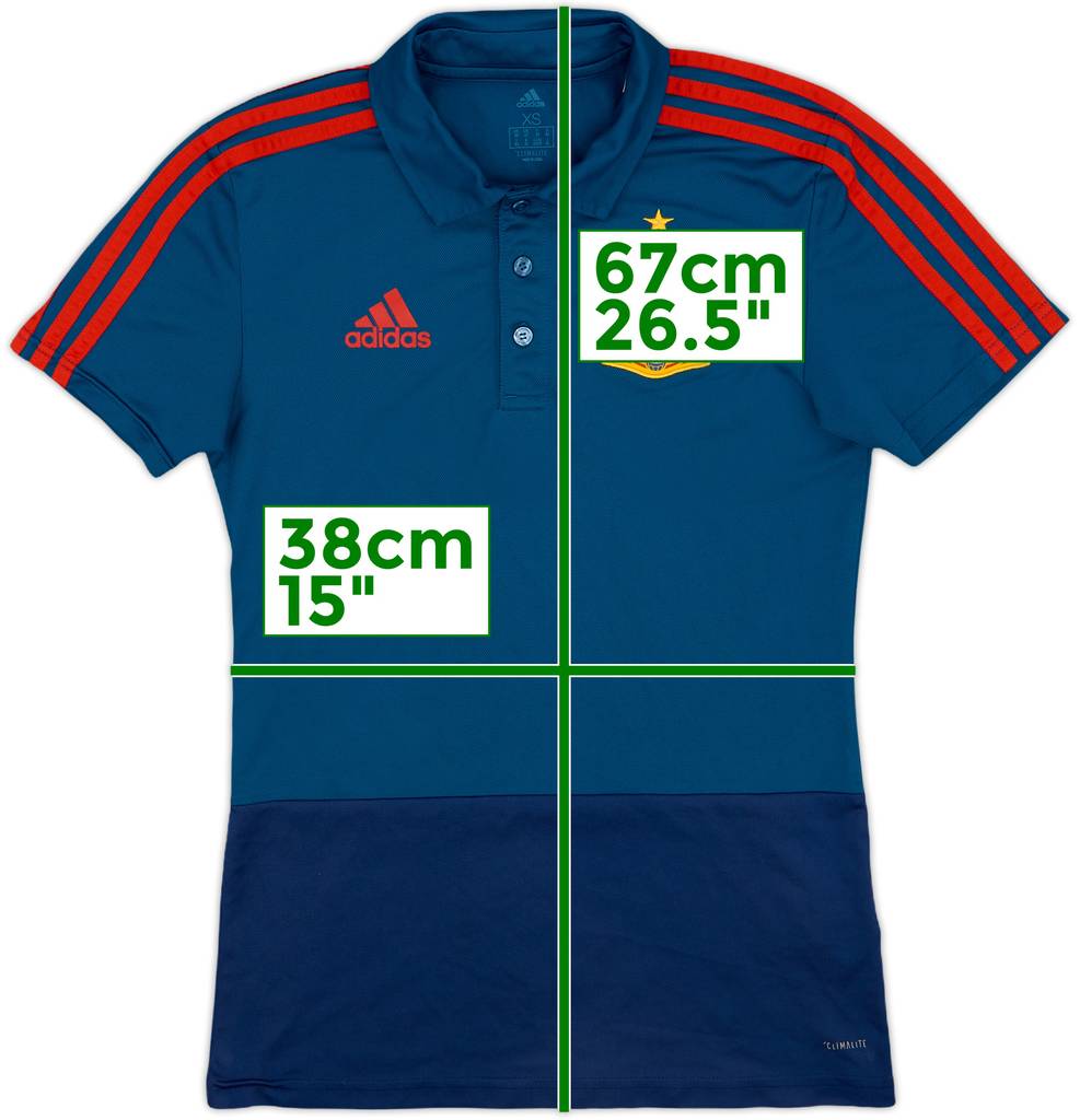 2017-18 Spain adidas Polo Shirt - 9/10 - (Women's XS)
