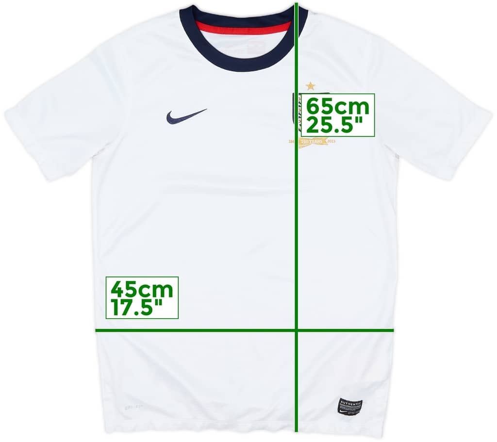 2013 England 150th Anniversary Home Shirt - 8/10 - (XL.Boys)