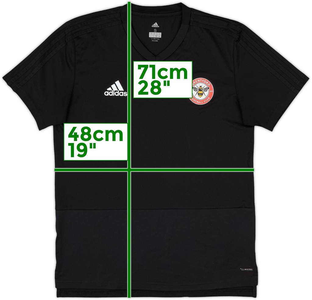 2018-19 Brentford adidas Training Shirt - 10/10 - (S)