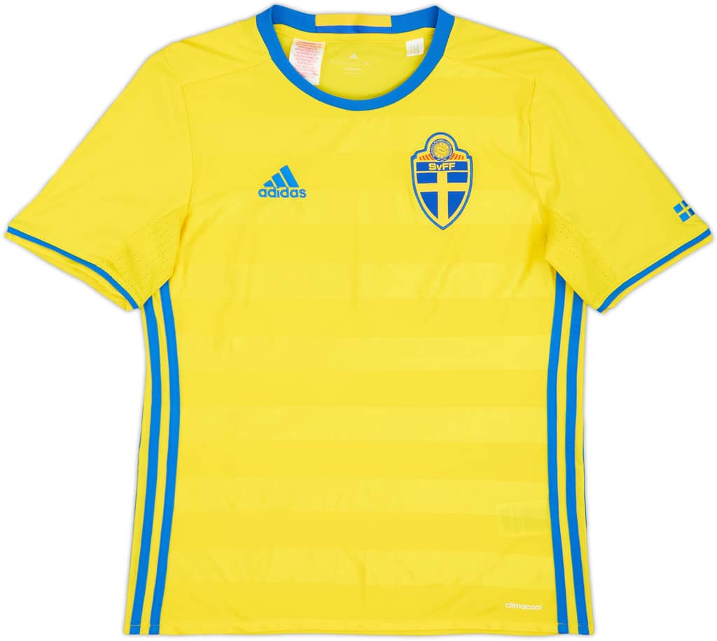 2016-17 Sweden Home Shirt - 8/10 - (XL.Boys)