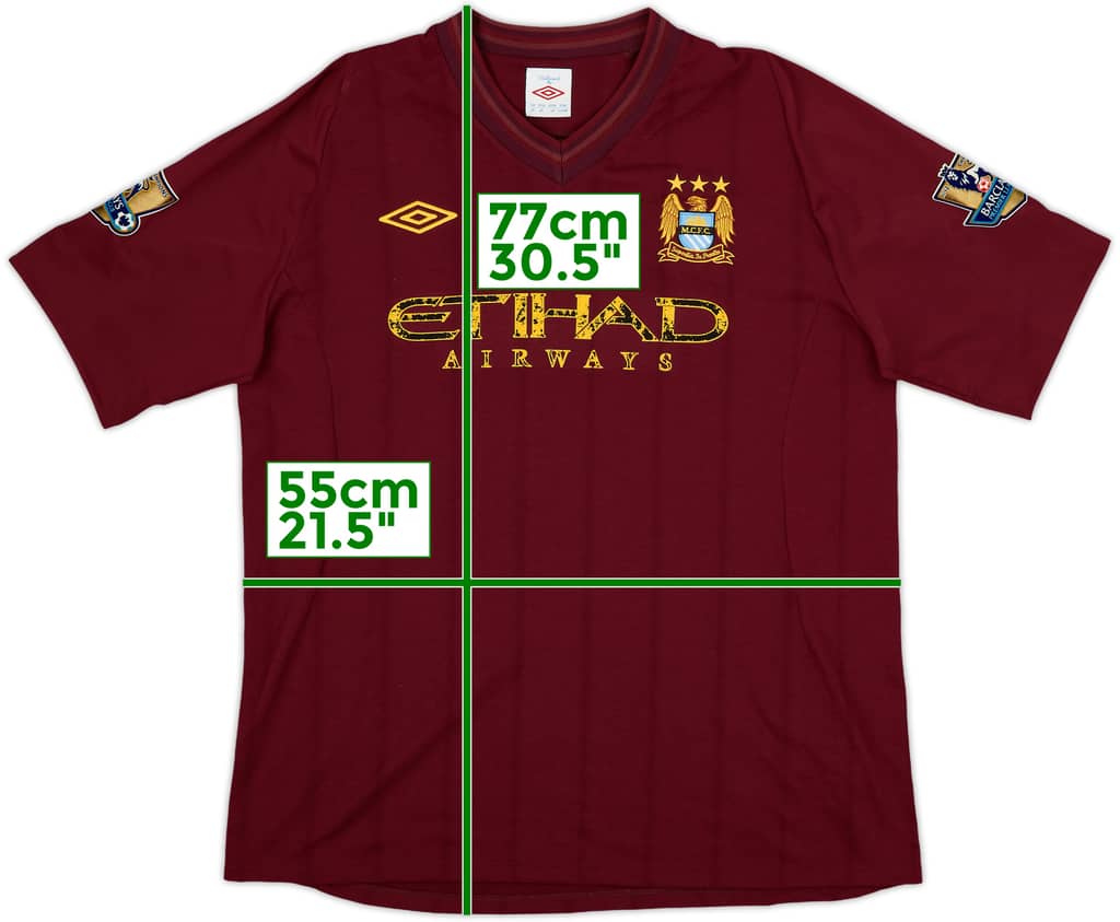2012-13 Manchester City Away Shirt - 4/10 - (XL)