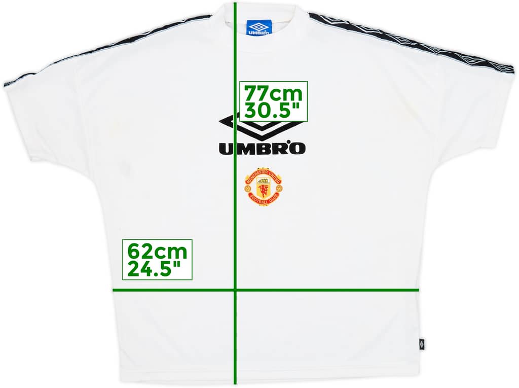 1994-96 Manchester United Umbro Training Shirt - 7/10 - (XL)