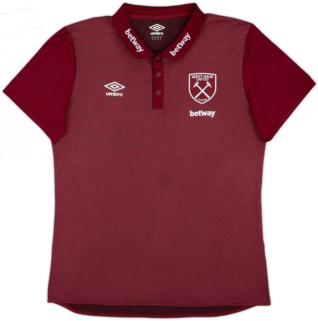 2017-18 West Ham Umbro Polo Shirt - 10/10 - (XL)