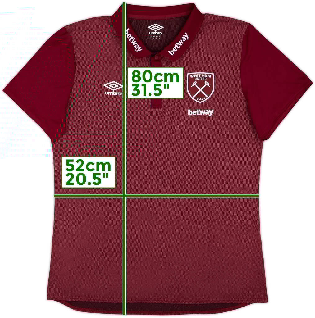 2017-18 West Ham Umbro Polo Shirt - 10/10 - (XL)