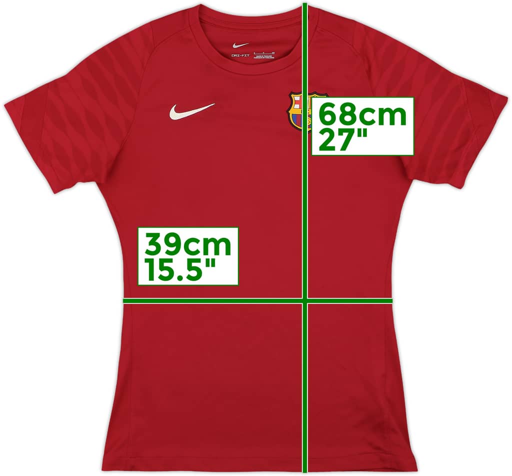 2021-22 Barcelona Nike Training Shirt - 10/10 - (Women's S)