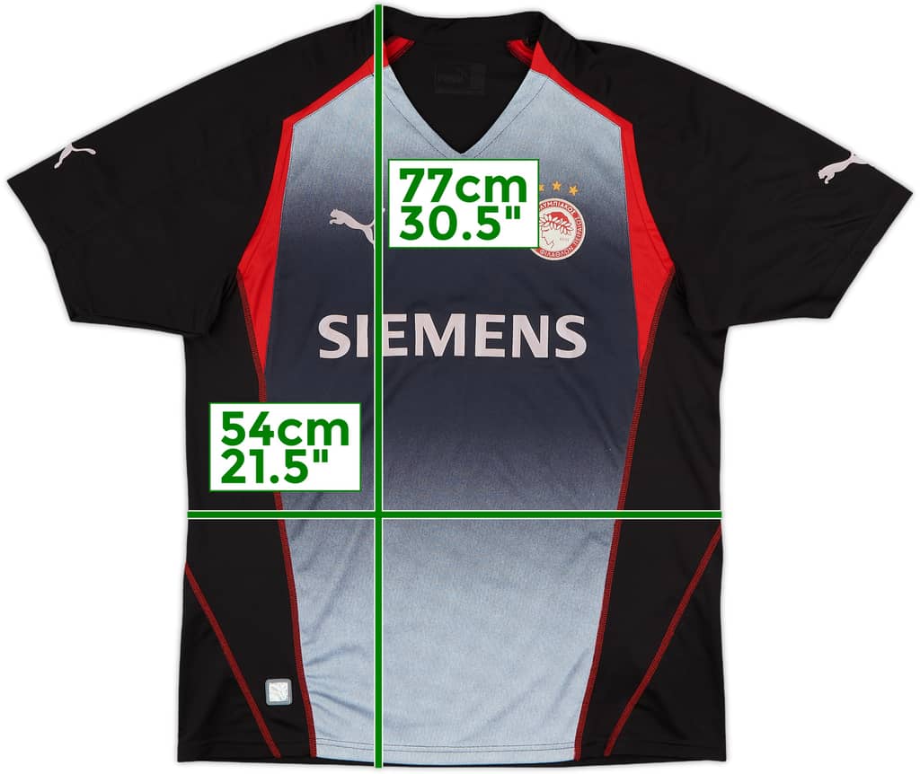 2005-06 Olympiakos Away Shirt - 8/10 - (L)