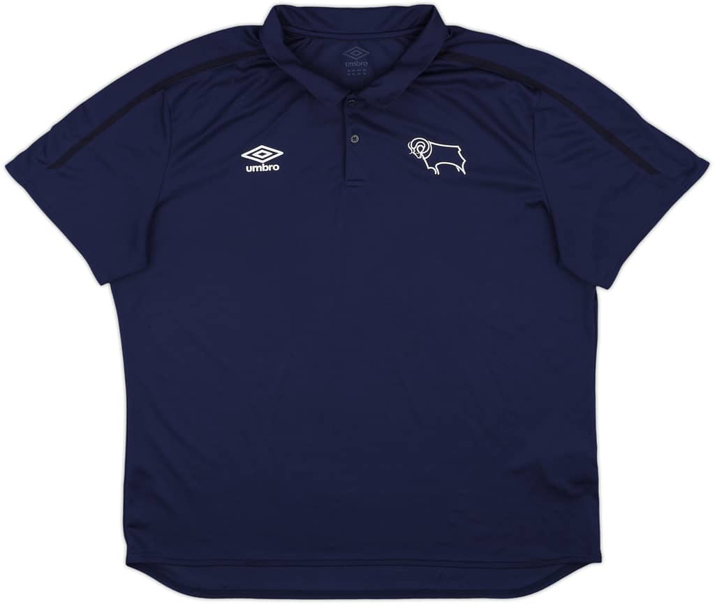 2020-21 Derby County Umbro Polo Shirt - 9/10 - (3XL)