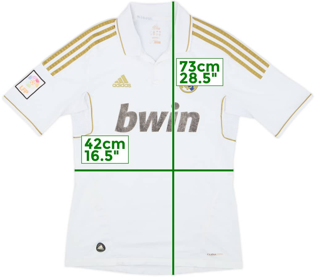 2011-12 Real Madrid Home Shirt - 4/10 - (S)