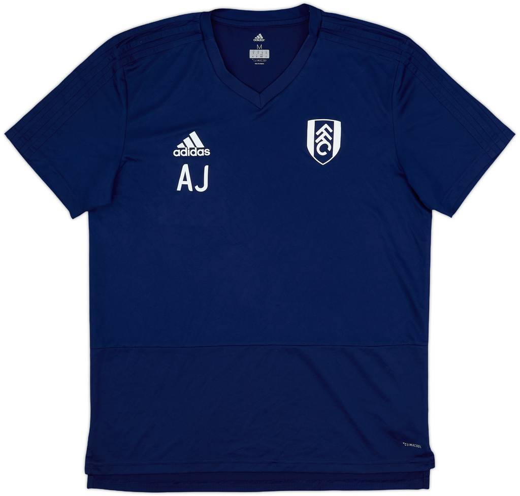 2017-18 Fulham adidas Staff Issue Training Shirt AJ - 9/10 - (M)