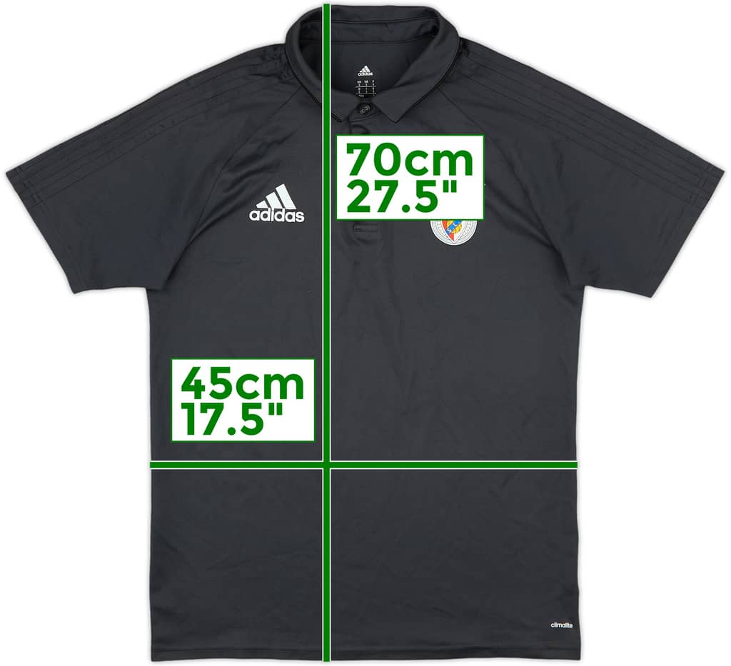 2017-18 Benfica adidas Polo Shirt - 7/10 - (S)