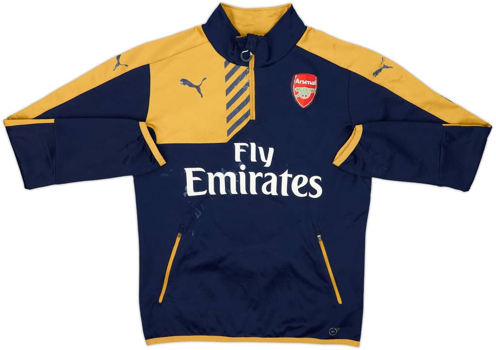 2015-16 Arsenal Puma 1/4 Zip Drill Top - 5/10 - (XL.Boys)
