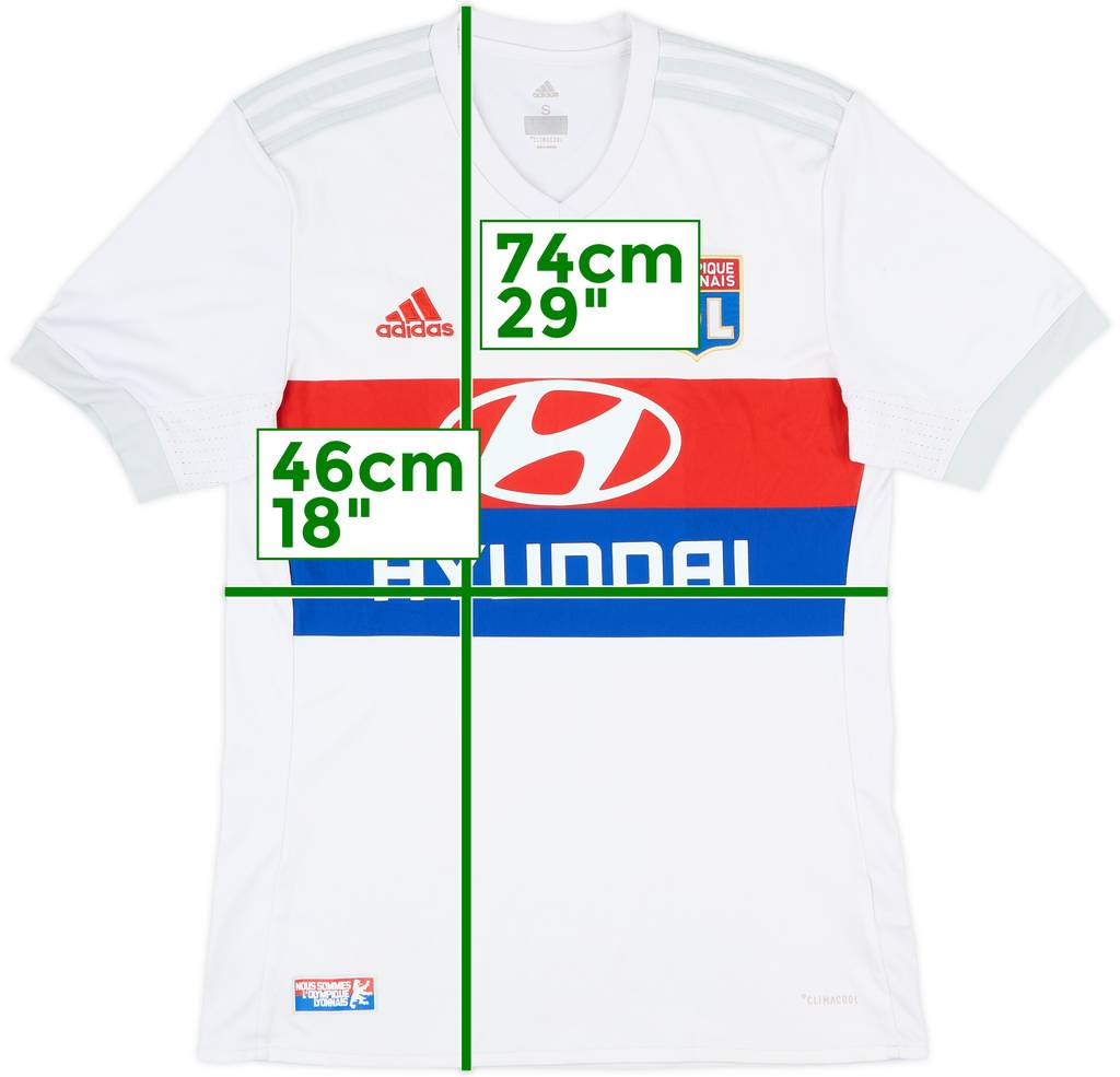 2017-18 Lyon Home Shirt - 7/10 - (S)