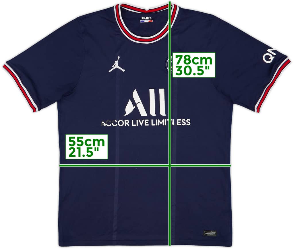 2021-22 Paris Saint-Germain Home Shirt - 4/10 - (XXL)