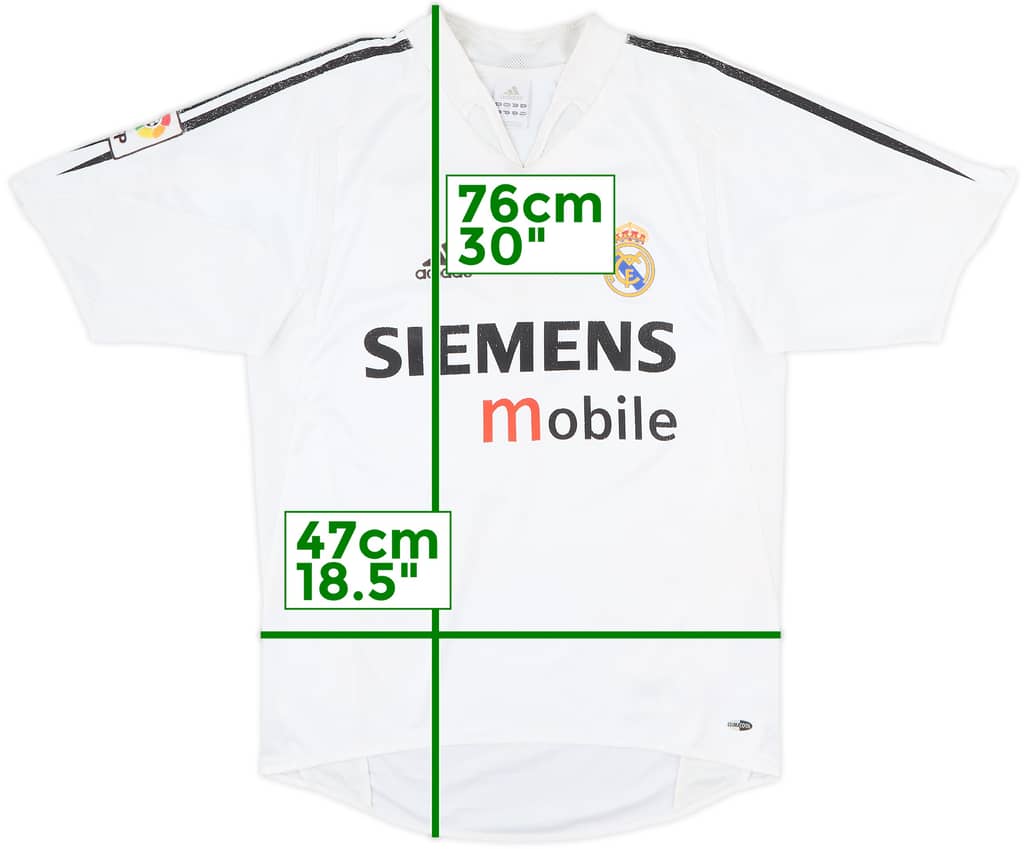 2004-05 Real Madrid Home Shirt - 5/10 - (S)