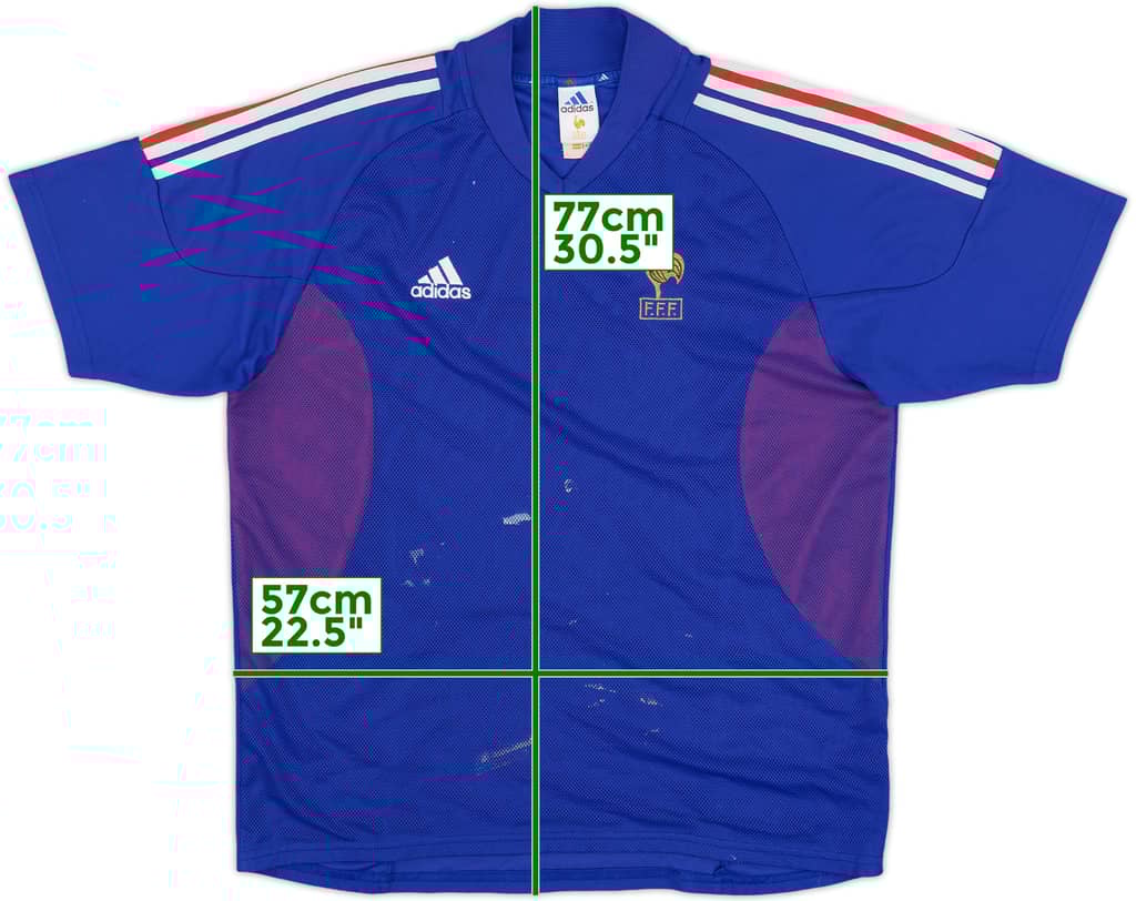 2002-04 France Home Shirt - 5/10 - (L)