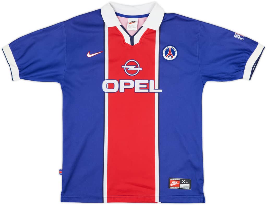 1997-98 Paris Saint-Germain Home Shirt - 8/10 - (XL.Boys)