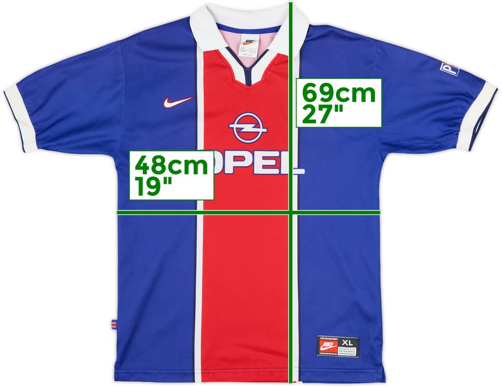 1997-98 Paris Saint-Germain Home Shirt - 8/10 - (XL.Boys)