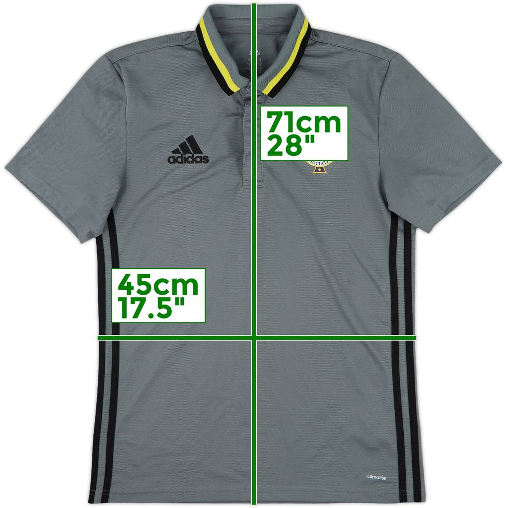 2016-17 Northern Ireland adidas Polo Shirt - 9/10 - (S)