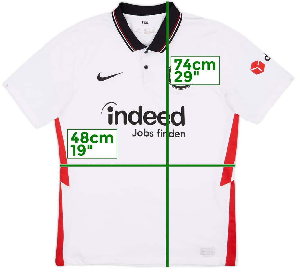 2020-21 Eintracht Frankfurt Away Shirt - 9/10 - (M)