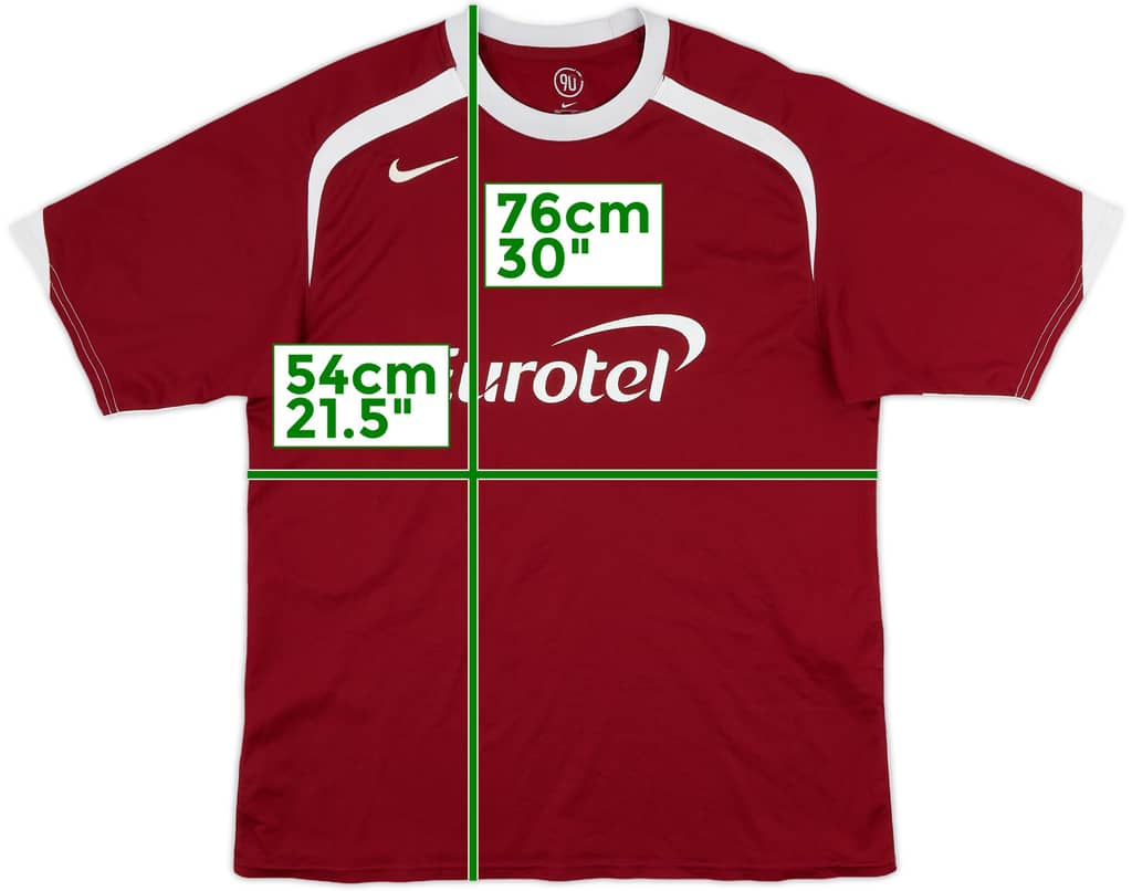 2005-06 Sparta Prague Home Shirt - 6/10 - (L)