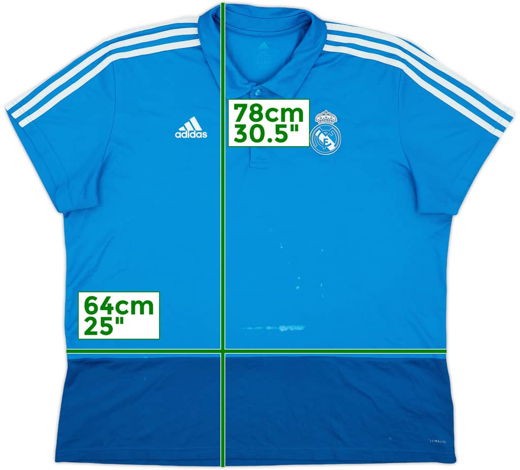 2018-19 Real Madrid adidas Polo Shirt - 5/10 - (XXL)