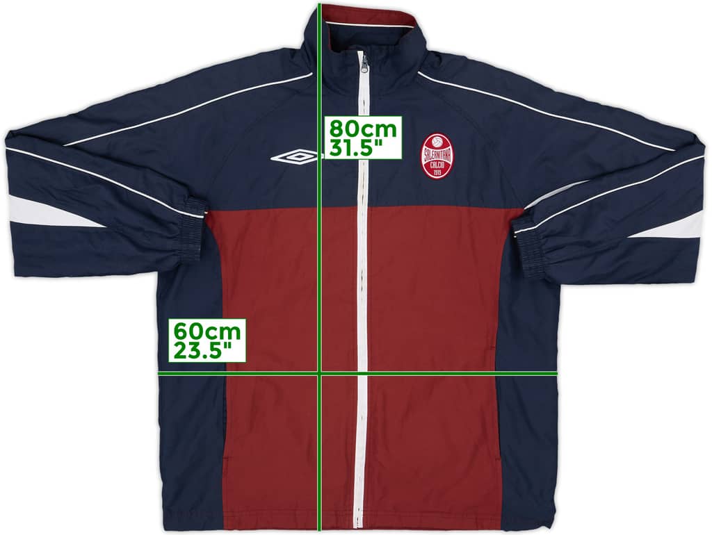 2007-08 Salernitana Umbro Track Jacket - 8/10 - (L)