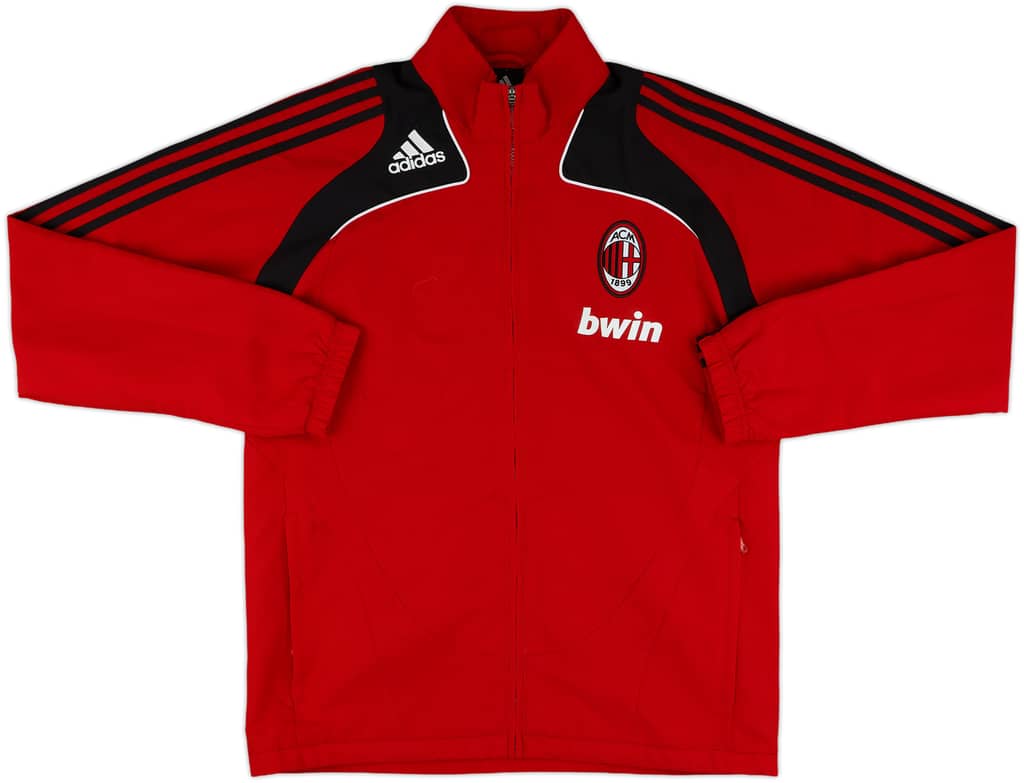 2008-09 AC Milan adidas Track Jacket - 8/10 - (S/M)
