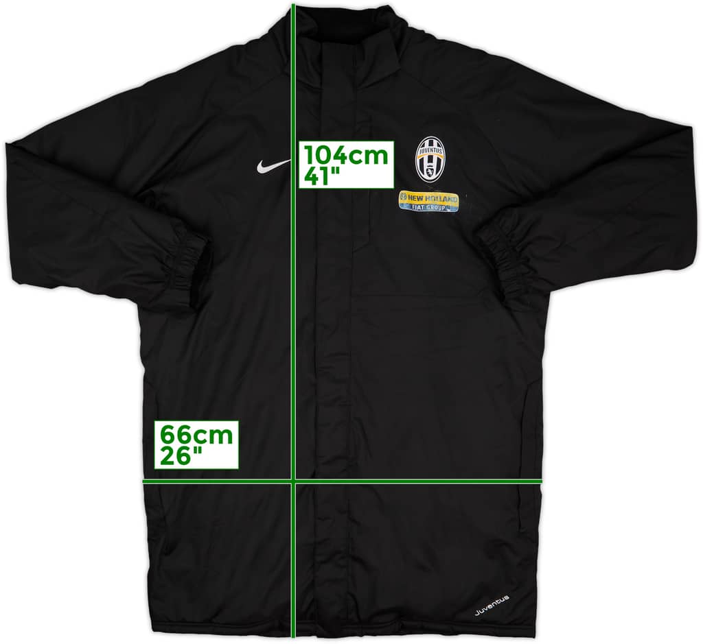 2007-08 Juventus Nike Padded Bench Coat - 6/10 - (XL)