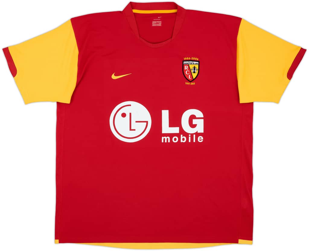2006-07 Lens Centenary Home Shirt - 7/10 - (XXL)