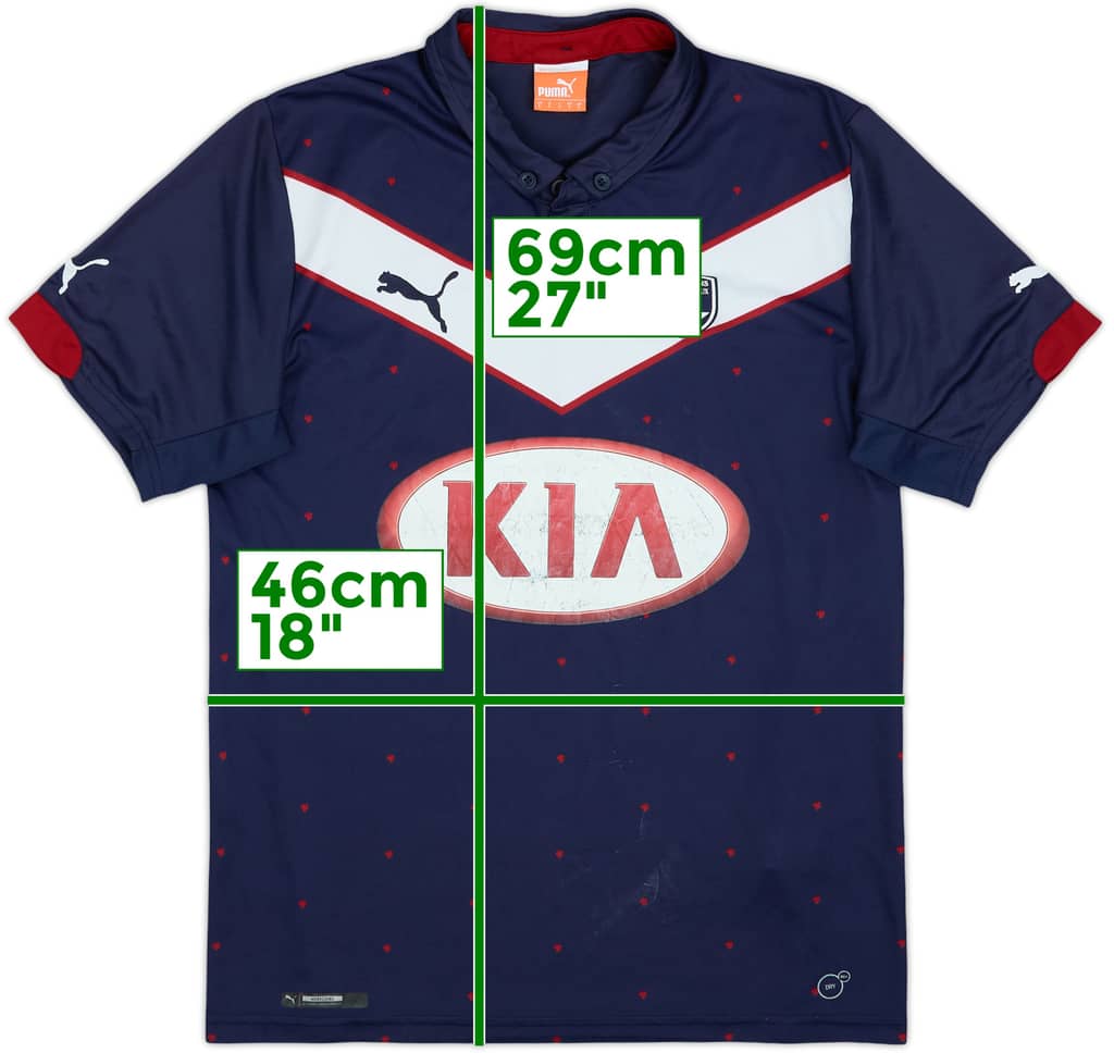 2014-15 Bordeaux Home Shirt - 4/10 - (S)