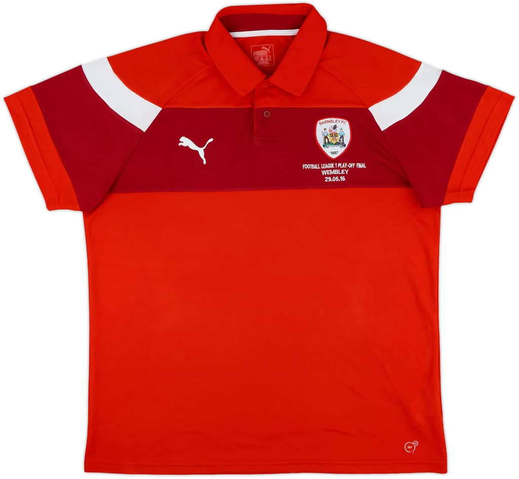 2015-16 Barnsley 'Play-Off Final' Puma Polo Shirt - 8/10 - (XL)