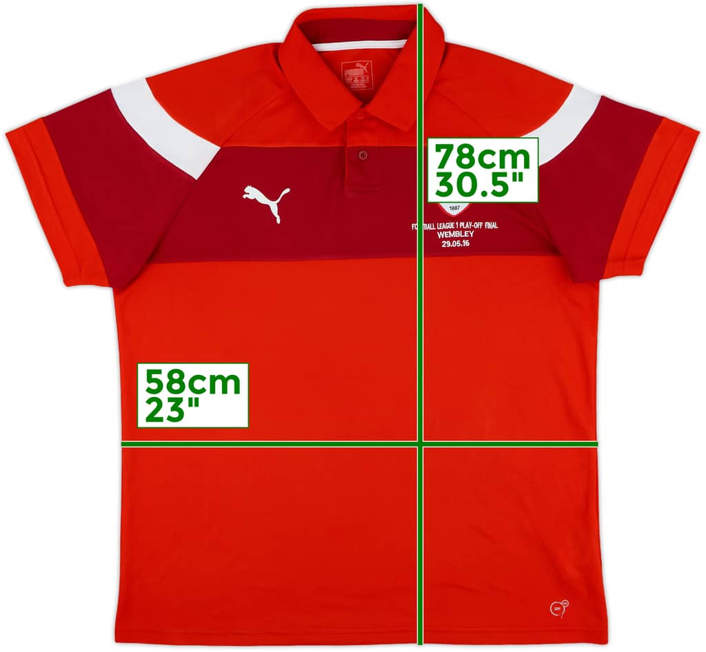 2015-16 Barnsley 'Play-Off Final' Puma Polo Shirt - 8/10 - (XL)