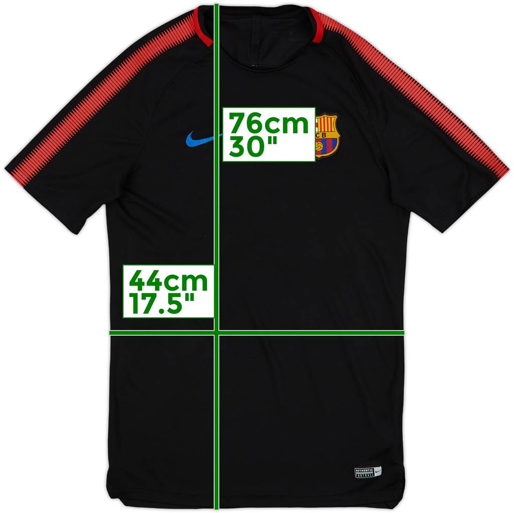 2017-18 Barcelona Nike Training Shirt - 8/10 - (M)