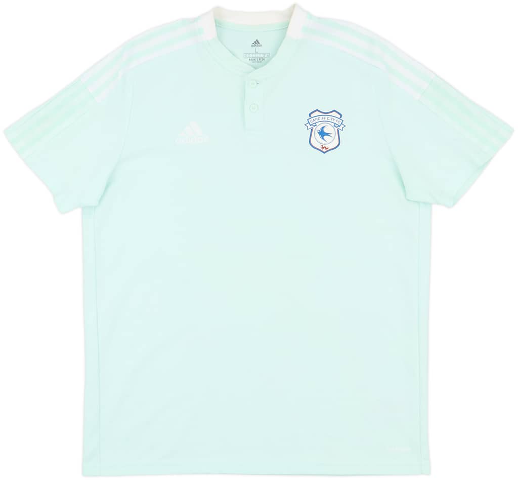 2021-22 Cardiff City adidas Polo Shirt - 8/10 - (L)