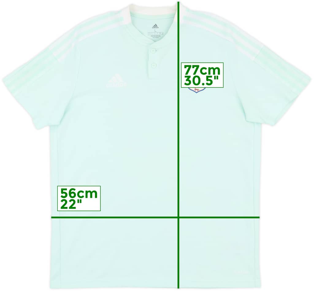 2021-22 Cardiff City adidas Polo Shirt - 8/10 - (L)
