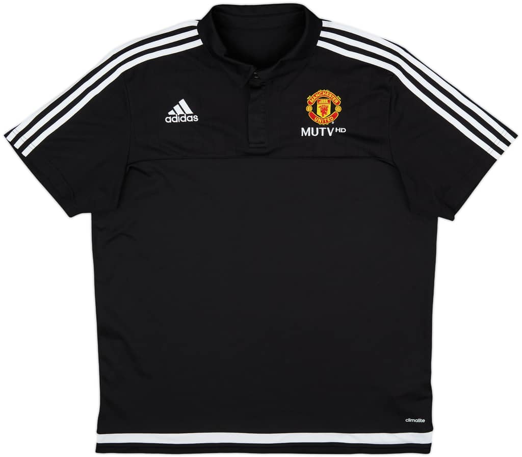 2016-17 Manchester United adidas Polo Shirt - 10/10 - (XL)