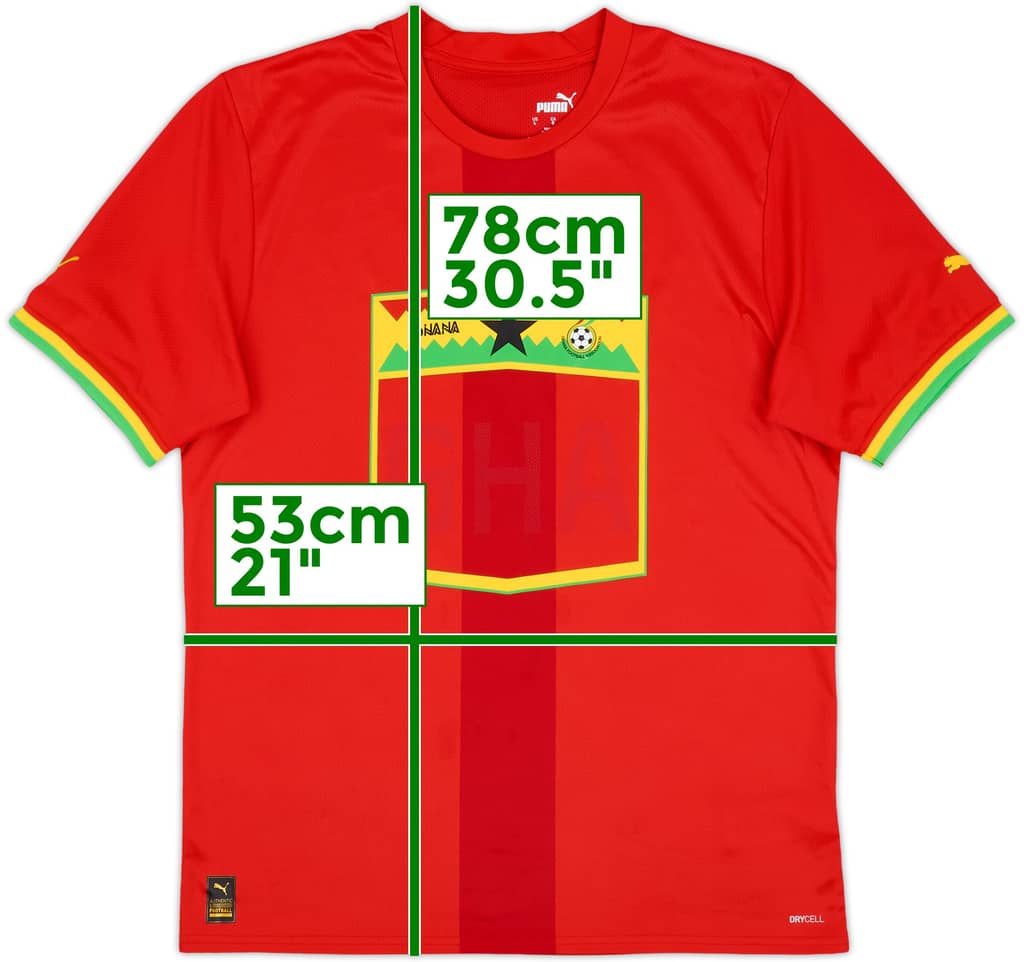 2022-23 Ghana Away Shirt - 8/10 - (XL)