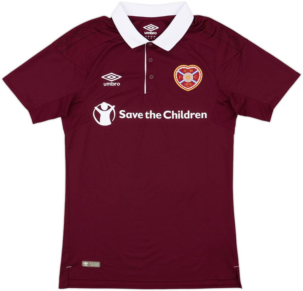 2017-18 Hearts Home Shirt - 10/10 - (S)