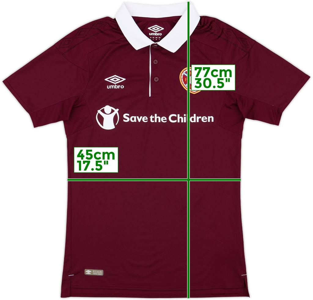 2017-18 Hearts Home Shirt - 10/10 - (S)